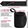 EVO Fitness Pair of 18” Deep Black Weight Lifting Wrist