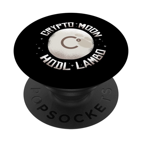 Celsius Crypt to Moon, HODL Funny PopSockets Swappable PopGrip