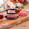 HiempTru Burger Press Patty Maker, Round Non-Stick Stuffed Hamburger Press