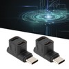 Zunate 2 Pack USB C 3.1 90 Degree Angle Adapter