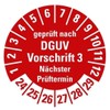 Pack of 100 – Multi-Year Test Badge "Tested DGUV Regulation