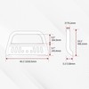 YITAMOTOR Bull Bar Compatible for 2005-2015 Toyota Tacoma, Silver Brush