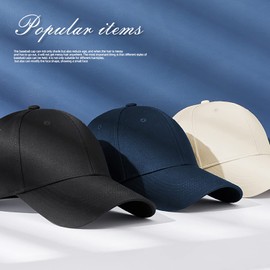 Tybiky Baseball Cap Unisex Outdoor Running Baseball Cap Cotton Baseball Caps Adult Casual Pure Colour Baseboard Baseball Cap Baseball Cap Women Men, Camel