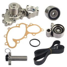 KUSATEC TKT025 Engine Timing Belt Kit with Water Pump Fit for Toyota 4Runner 1996-2002 T100 1995-1998 Tacoma 1995-2004 Tundra 3.4L 2000-2004 OE TBK1004 2030-556229