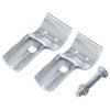 OTTFF 6 Pack 1-5/8" x 1-3/8" End Rail Pipe Clamp,