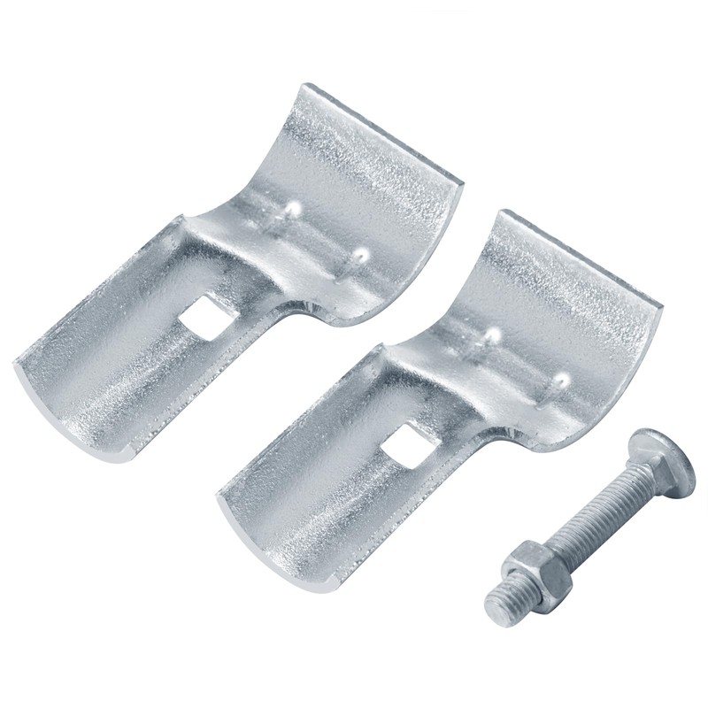 OTTFF 6 Pack 1-5/8" x 1-3/8" End Rail Pipe Clamp,