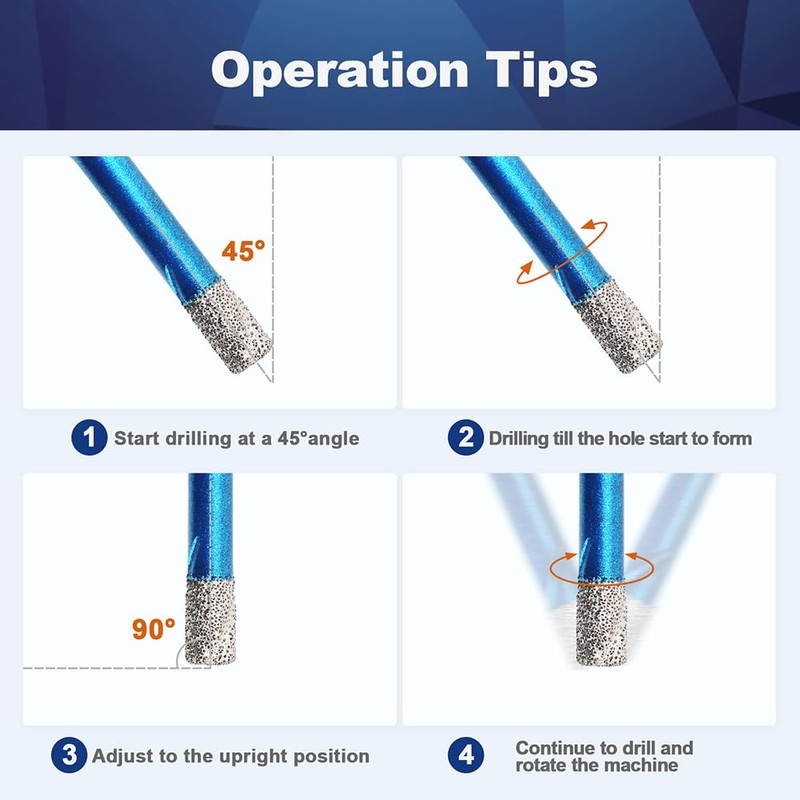 Diamond Core Drill Bit Set - BRSCHNITT Diamond Hole Saw