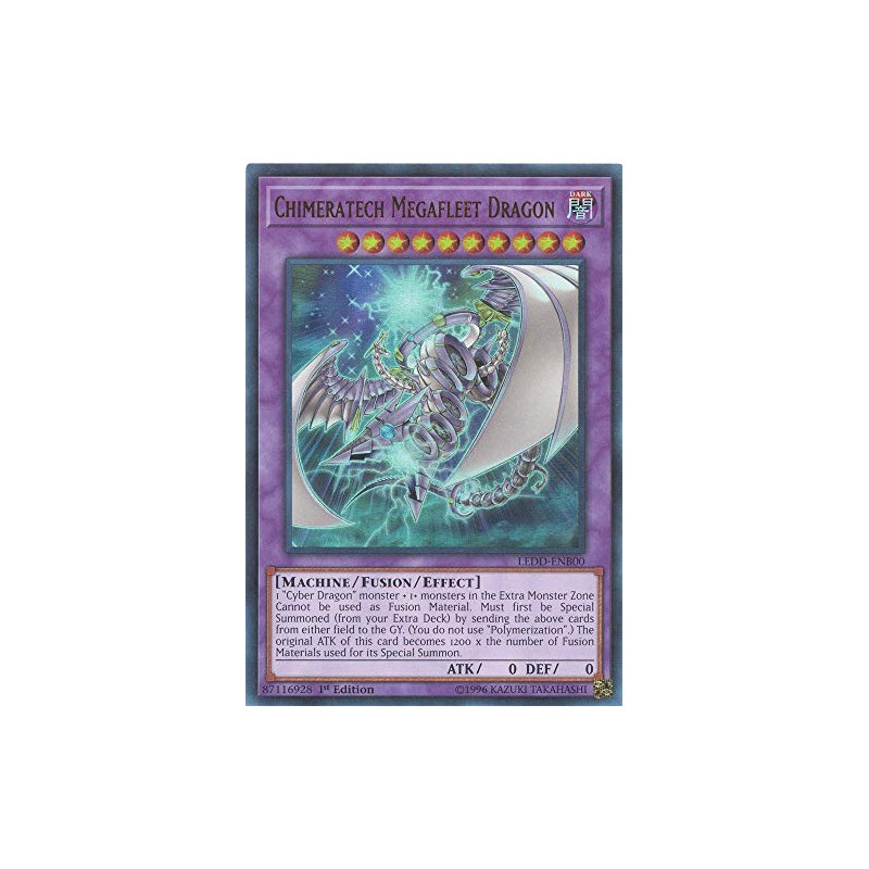 Chimeratech Megafleet Dragon - LEDD-ENB00 - Ultra Rare - 1st
