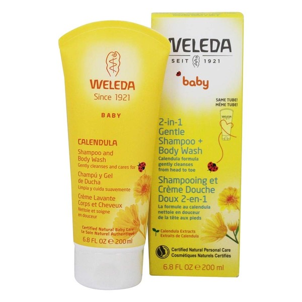 Weleda Baby Calendula 6.8-Ounce Shampoo and Body Wash