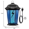Pesteaze Bug Zapper Outdoor with LED Light, 5600V Electric Fly