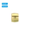 PATIKIL Brass 6mm Compression Sleeves Ferrules, 25 Pack Brass Compression