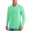 MAGCOMSEN Uv Shirts for Men Long Sleeve 1/4 Zip Fishing