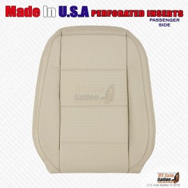 US Auto Nation 832-790-4949 2006 2007 2008 2009 2010 VW Jetta Driver Passenger Perforated Leather Cover Tan - Passenger Top