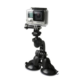 TEHAUX Car Strong Double Suction Cup Mount Cameras Durable Holder for Rotation for Safe Driving Recordings and Dashboards