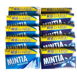10 Mintia Assortment flavors Japanese Mint Tablet Candy (5 Wild and Cool 5 Cold Smash)