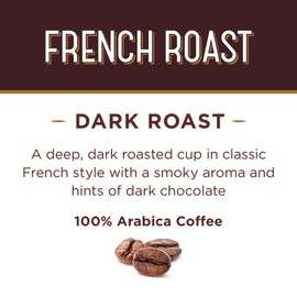 Don Francisco's French Roast (12 Pods) Dark Roast, Single Cup Coffee Pods, Compatible with Keurig K-Cup Machines