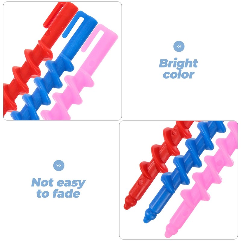 Spiral Perm Tool Barber Hairdressing Styling 22pcs Spiral Curl Styling