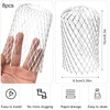 Set of 8 Gutter Strainer Metal Gutter Protection Downpipe Protection