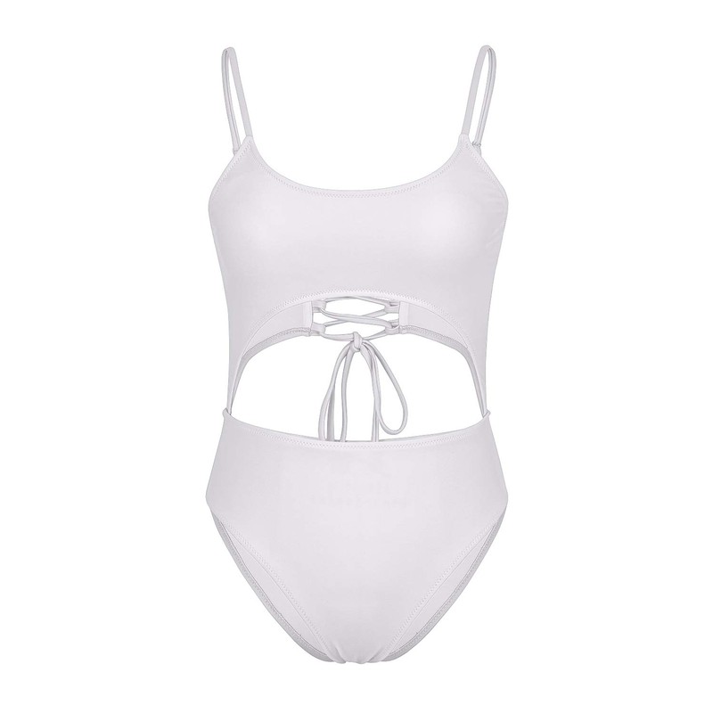 Meyeeka - Traje de baño monokini de una pieza con