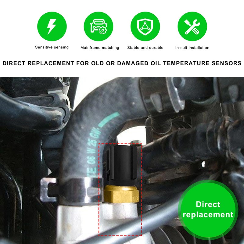 MUQIDA New Differential Oil Temperature Sensor, Replaces Part Number 1434050