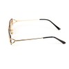 Street Knitted Men Women Stylish Narrow Rimless Light Brown Gradient