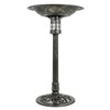 Sun-Ray 811010 Beacon Point Solar Lighted Bird Bath - Brushed