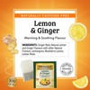 Twinings Lemon & Ginger Herbal Tea Individually Wrapped Bags, 20