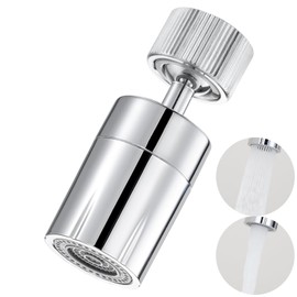 MYXYCNC Faucet Shower Tip Replacement Tap Extension Kitchen Faucet Shower Head Water Saving Foamer Shower Faucet (360 Degree Rotation, 160 Degree Oscillation)