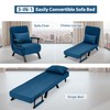 Convertible Sofa Bed Sleeper Chair,Single Person Chaise Lounge Couch with