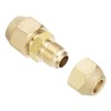 PATIKIL Copper Fitting 9.52mm to 12.7mm Pipe Coupler Reducer Adapter
