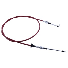 DVPARTS 87340753 Throttle Cable Bent End Compatible with Case Backhoe Loader 580 590 Series 2 3