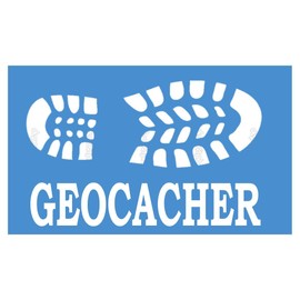 EZ-STIK Geocacher *I668* 8inch Sticker Decal