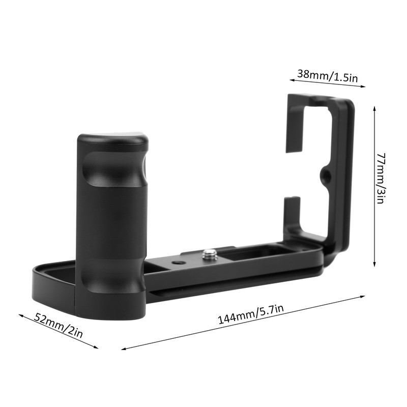 Aluminium Alloy Mirrorless Camera L Quick Release Plate Vertical Shooting