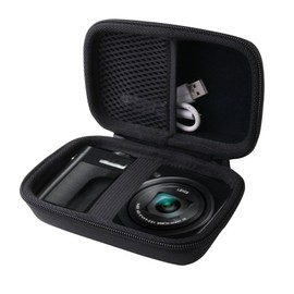 Panasonic DMC-TZ85, TZ95, TZ90 X Digital Camera Storage Case - WERJIA .JP, black+black, Easy