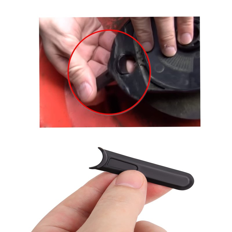 Poweka 60 pcs FLY014 Plastic Blades Compatible with Flymo Lawnmowers