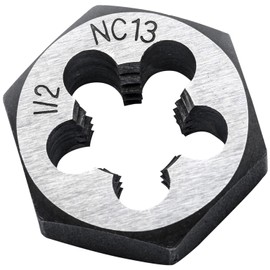 GearWrench 388754N 4mm x.75 NC Hex Die, Black