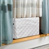 RUNZEG Indoor Air Conditioner Cover, 17Lx13Hx3.5D IN White Window Unit