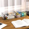 Cq acrylic Cq acrylic 2 Pack Clear Desk Organizer With