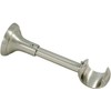 Gardinia Bracket Rustic Open for Diameter 25 mm Stainless Steel Look 12 cm