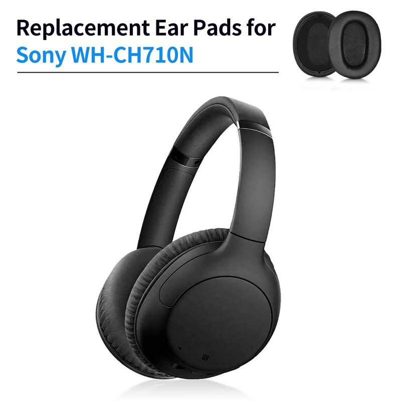 XBERSTAR Protein Leather Replacement Ear Pads for Sony WH-CH710N Headphones