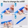 Moqqeu 6 Pcs Big Pens Jumbo Pen Bulk with Refills