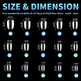 Full Cover Soft Gel Nail Tips - 450PCS Clear Acrylic Nails Extension Tips, Short Nail Tips for Gel Extensions, 15 Sizes of Trapezoid Gel x Nail Tips with Nail File,Cuticle Pusher and Fork