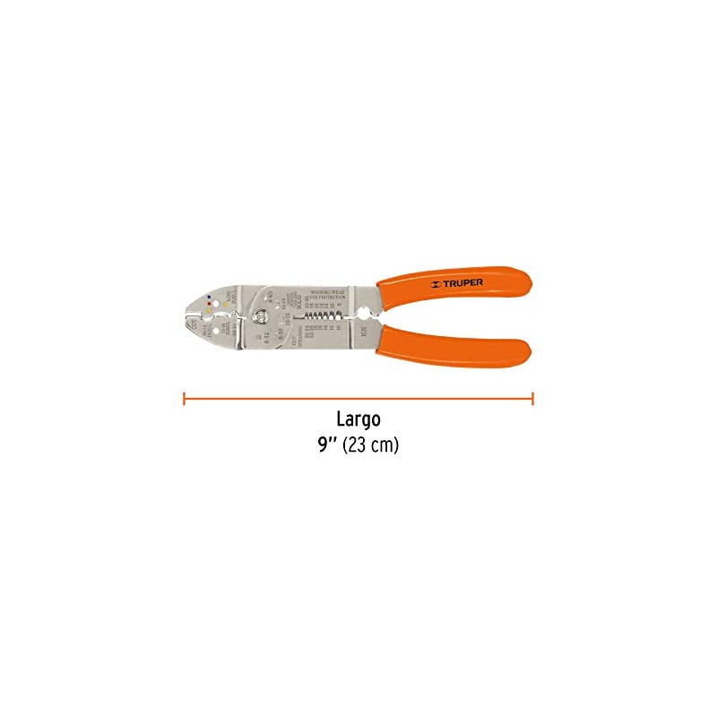 Truper PE-CA-9, Pinza pela cables 9