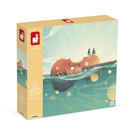 Janod - 1000-Piece Puzzle - Romance at Sea - Suitable for Adults, Teenagers and Children - Made in Europe - Ages 9+ - J02513