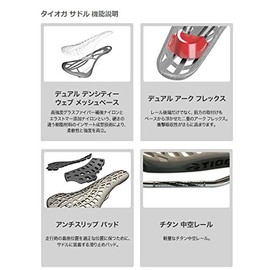 Tioga (taioga) Saddle Spider Out Land Titanium Rail Blk Black