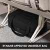 Denim Black 20L Foldable Underseat Travel Bag - Water-Resistant Hand