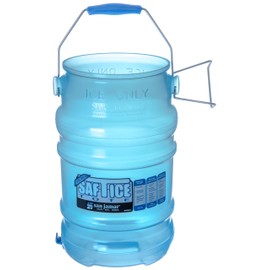SPARTA San Jamar Saf-T-Ice Plastic Ice-Tote, 6 Gallons, Blue