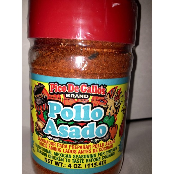 Pico De Gallos Authentic Pollo Asado Seasoning, 4oz, Locally Produced