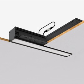 SCON 10W Recessed Trimless Floodlight, 600LM TRIAC/ELV/0-10V LED Linear Light, Downlight with UL Certified Driver (10W-TRIAC/ELV/0-10V/3000K-4000K-5000K Switchable/90°/Ra85)