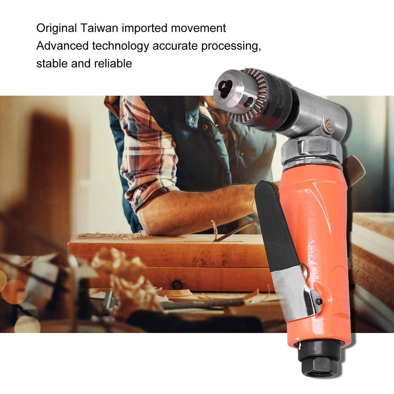 Right Angle Air Drill Alloy Steel Power Air Angular Drilling